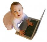 A hathónapos babák hét százalékának van már saját internetes elérhetõsége